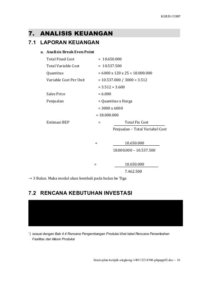 makalah business plan keripik singkong makalah business plan keripik singkong
